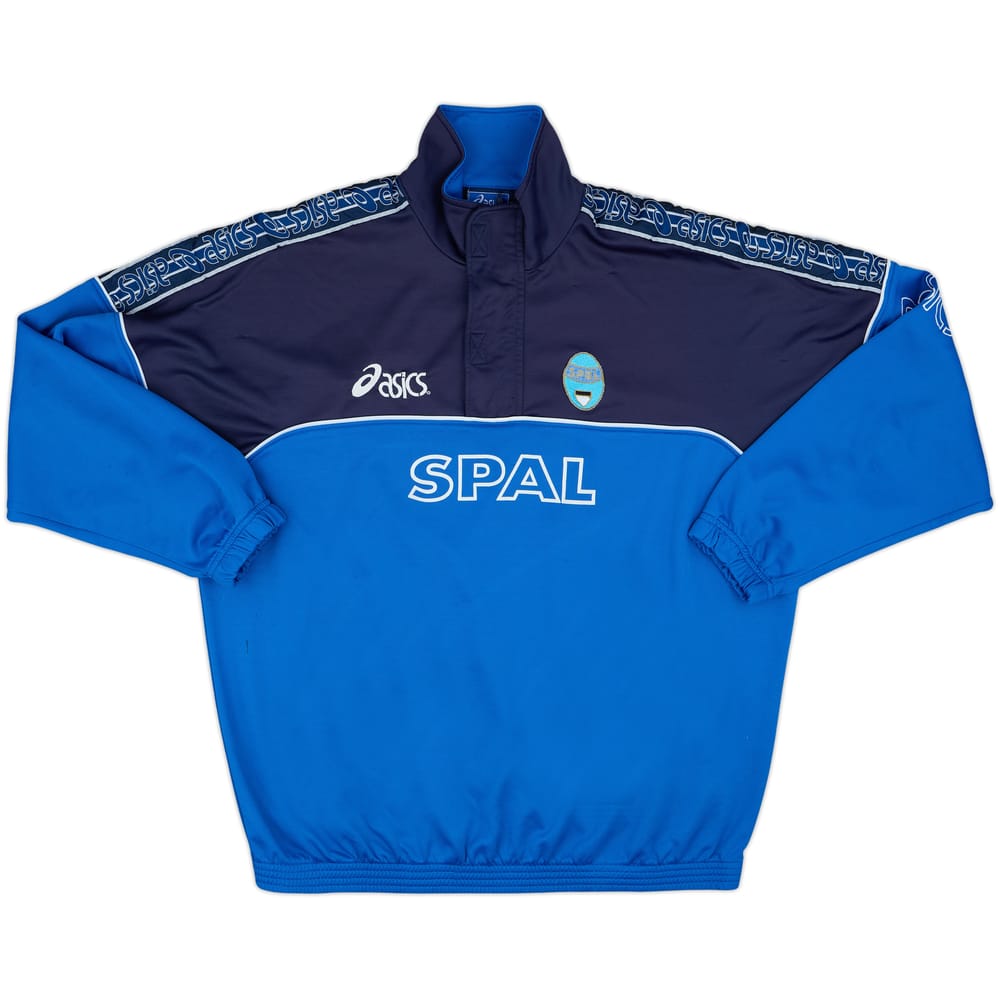 1998-00 SPAL Asics Top de entrenamiento con cremallera de 1/4 - 5/10 - (XXL)