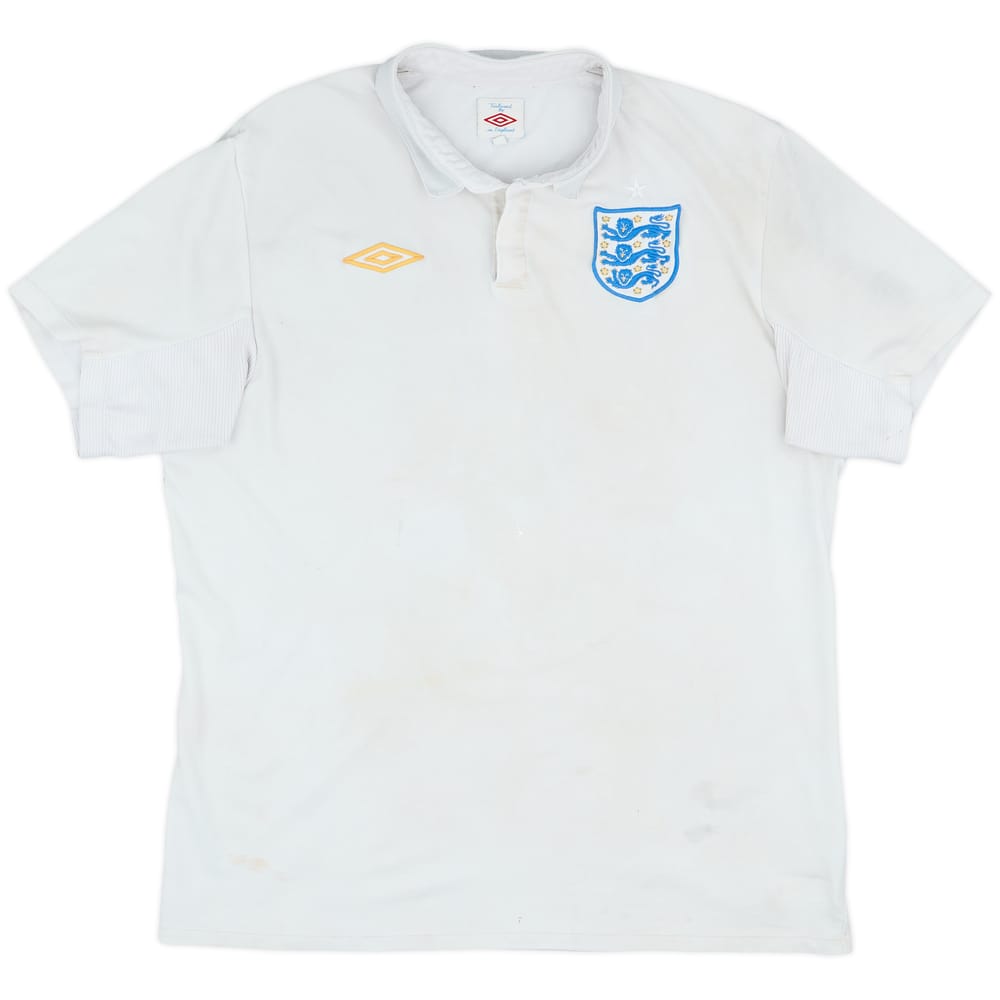 2009-10 England Home Shirt - 3/10 - (L)