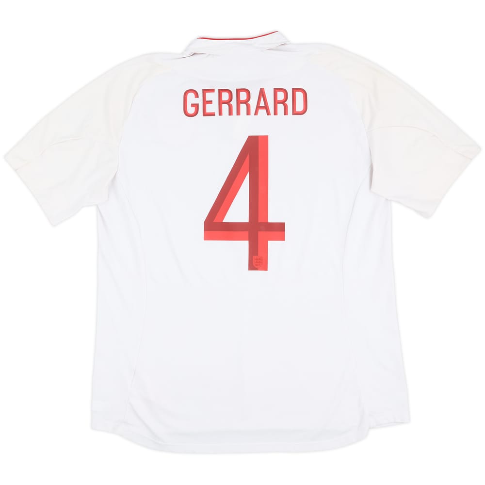 2012-13 England Home Shirt Gerrard #4 - 6/10 - (XL)