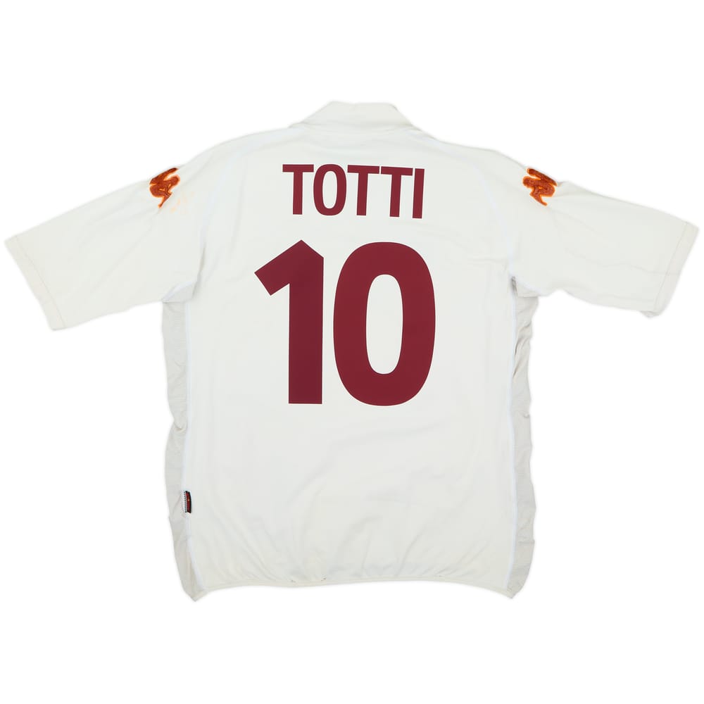 Camiseta de visitante del Roma 2000-01 Totti #10 - 6/10 - (XXL)