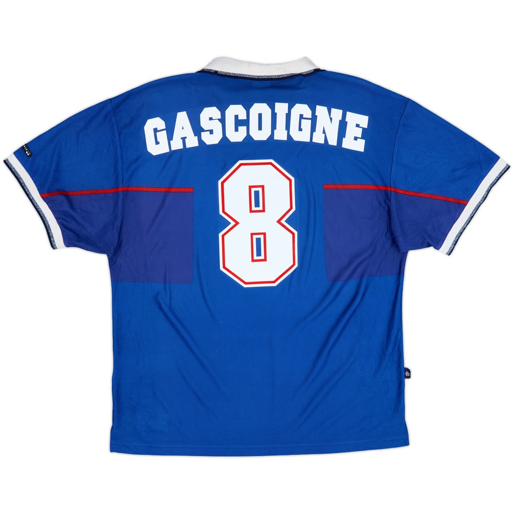 1997-99 Rangers Camiseta Local Gascoigne #8 - 5/10 - (XL)