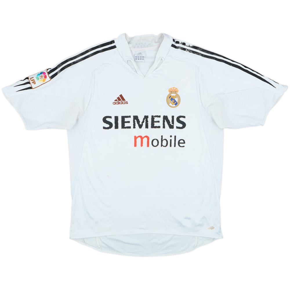 2004-05 Real Madrid Home Shirt - 4/10 - (M)