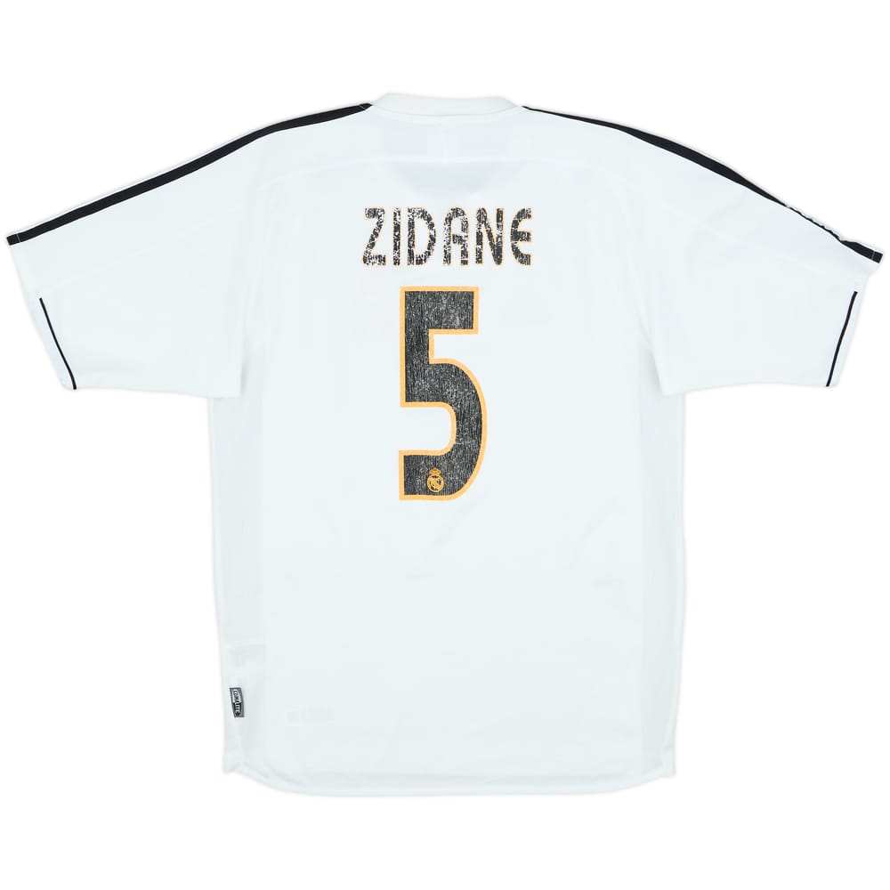 2003-04 Real Madrid Home Shirt Zidane #5 - 5/10 - (S)