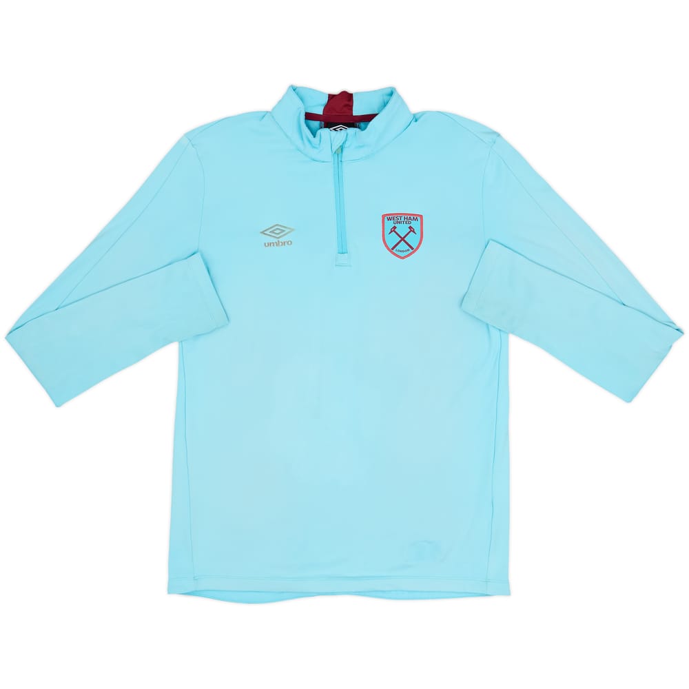 2017-18 West Ham Umbro 1/4 Zip Drill Top - 4/10 - (XL.Boys)