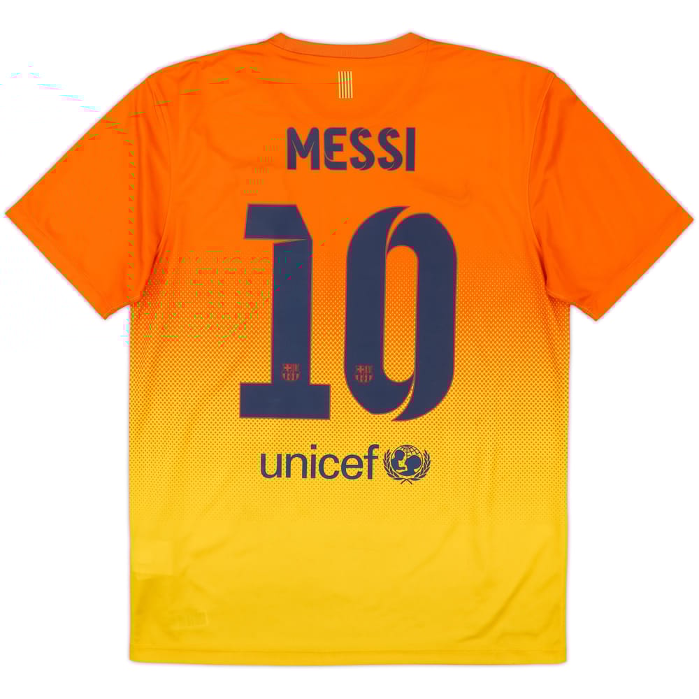 2012-13 Barcelona Basic Away Shirt Messi #10 - 8/10 - (M)