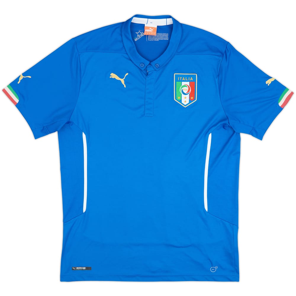 2014-15 Italy Home Shirt - 8/10 - (XL)