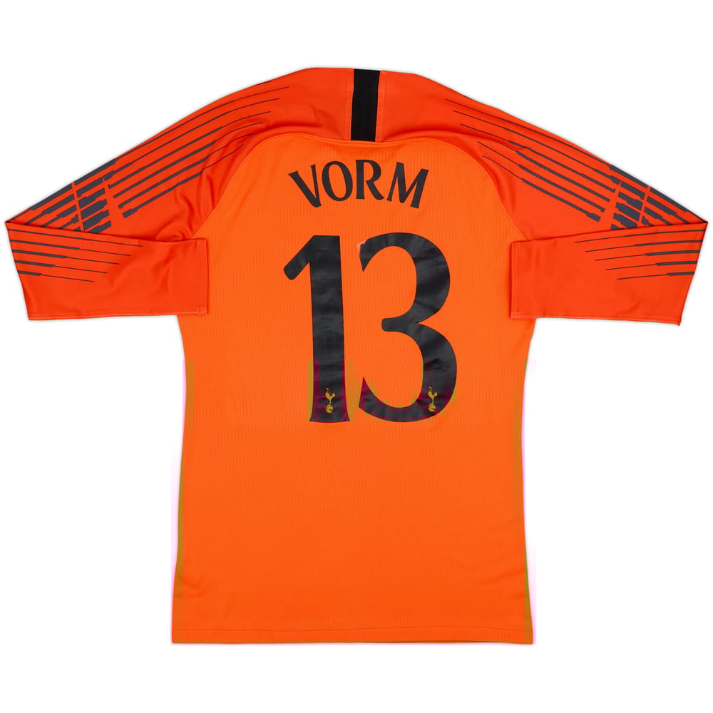 2018-19 Tottenham Authentic GK Shirt Vorm #13 - 6/10 - (L)