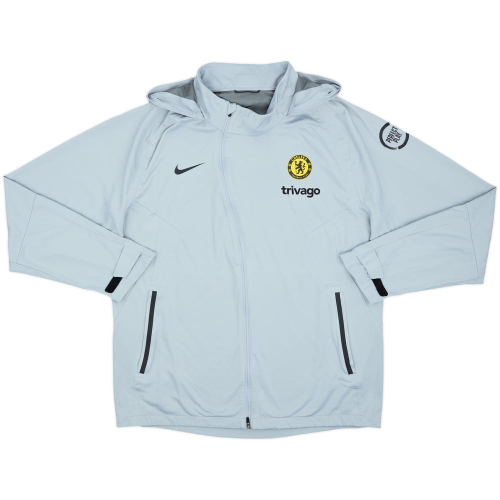 2021-22 Chelsea Nike Hooded Track Jacket - 8/10 - (L)