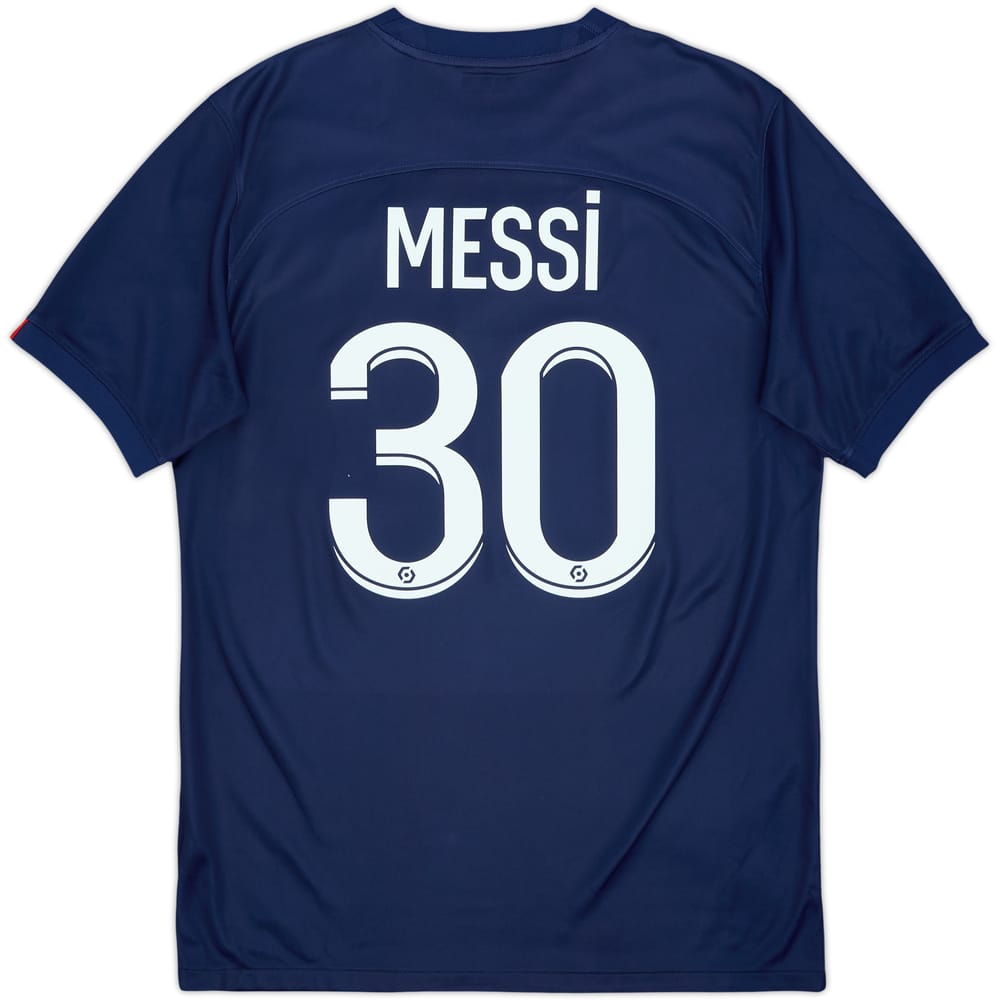 2022-23 Paris Saint-Germain Home Shirt Messi #30 - 6/10 - (M)