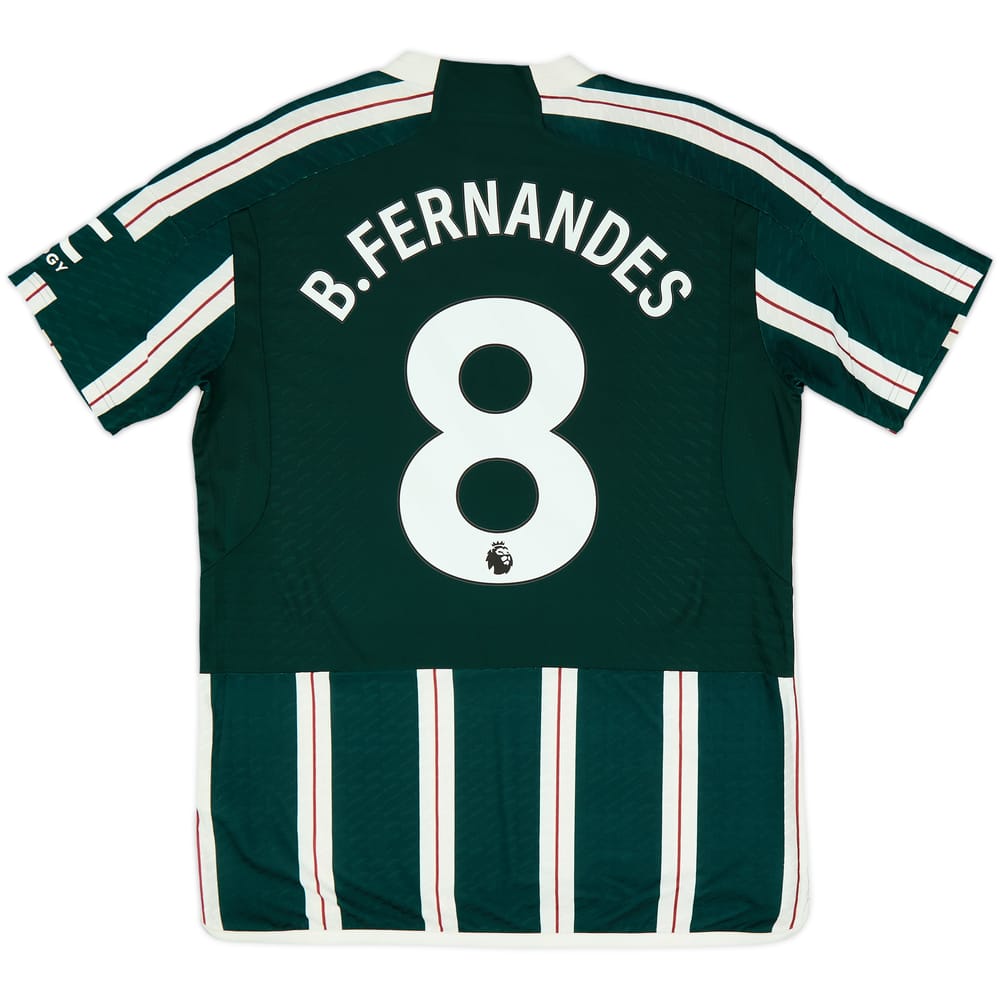 Camiseta auténtica de visitante del Manchester United 2023-24 B.Fernandes #8 - 10/10 - (L)