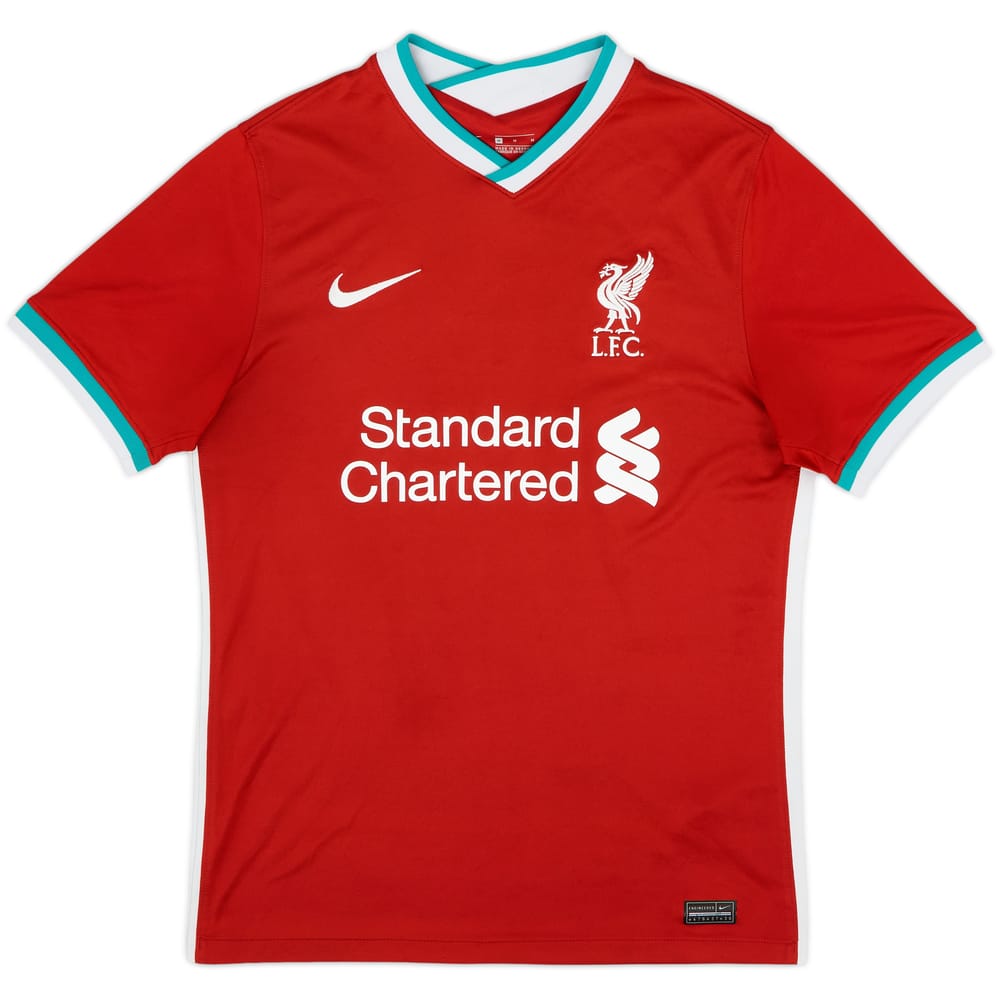 2020-21 Liverpool 'Champions' Home Shirt - 8/10 - (M)