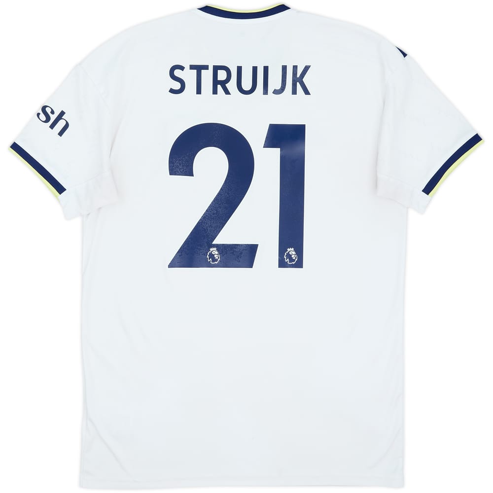 2022-23 Leeds United Home Shirt Struijk #21 - 7/10 - (M)