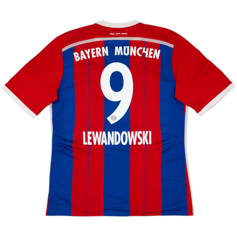 2014-15 Bayern Munich Home Shirt Lewandowski #9 - 6/10 - (L)