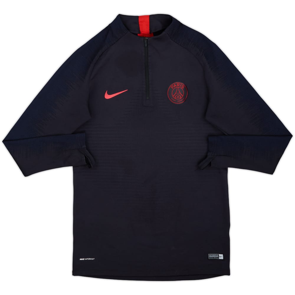 2019-20 Paris Saint-Germain Nike Vaporknit 1/4 Zip Drill Top - 9/10 - (S)