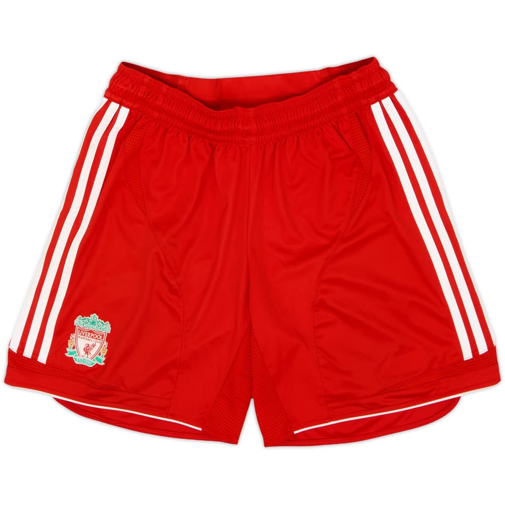 2006-07 Liverpool Home Shorts - 7/10 - (L.Boys)