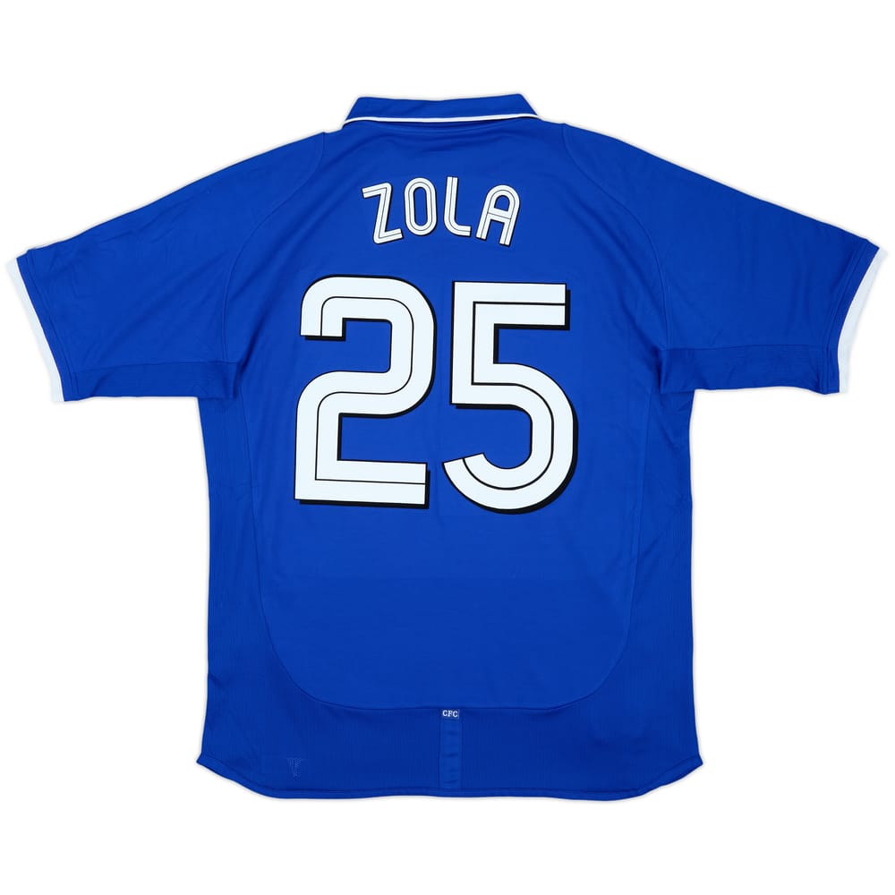 2001-03 Chelsea Home Shirt Zola #25 - 10/10 - (M)