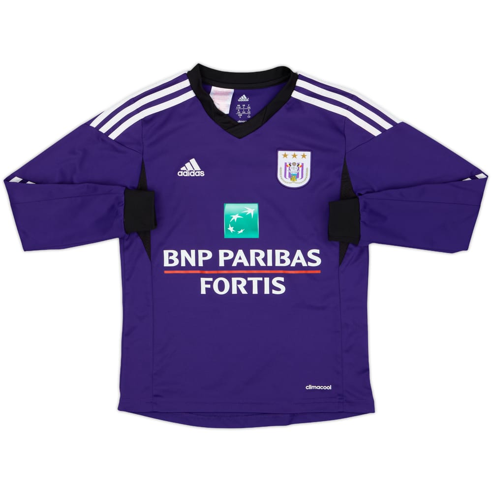 2013-14 Anderlecht Home L/S Shirt #21 - 10/10 - (S.Boys)