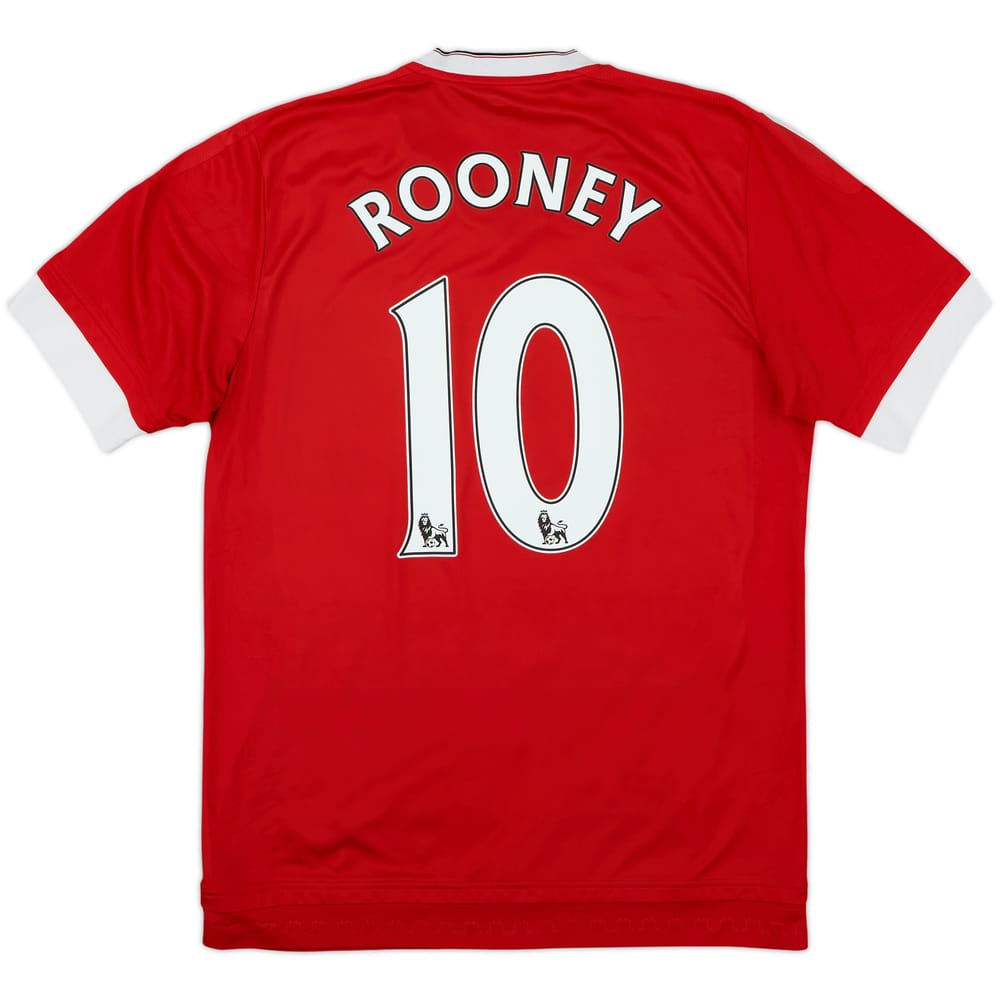 2015-16 Manchester United Camiseta Local Rooney #10 - 5/10 - (M)
