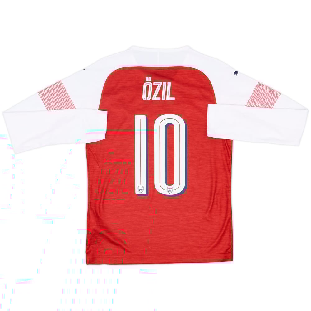 2018-19 Arsenal Home L/S Shirt Ozil #10 - 9/10 - (S)