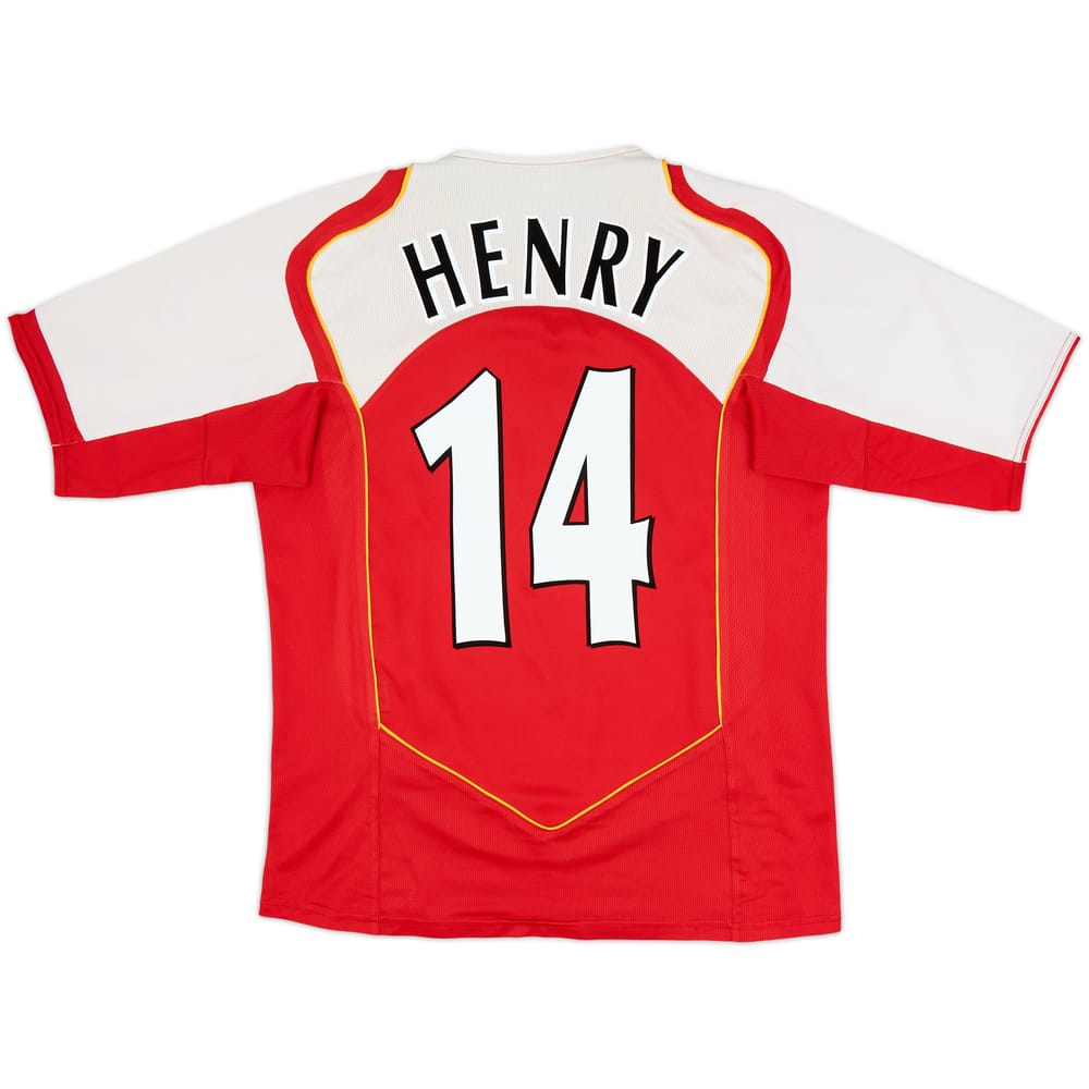 2004-05 Arsenal Home Shirt Henry #14 - 7/10 - (L)