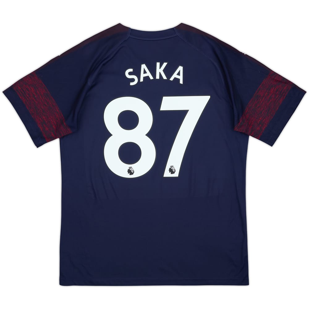 2018-19 Arsenal Away Shirt Saka #87 - 8/10 - (L)
