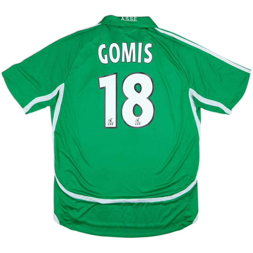 2006-07 Saint Etienne Home Shirt Gomis #18 - 9/10 - (L)