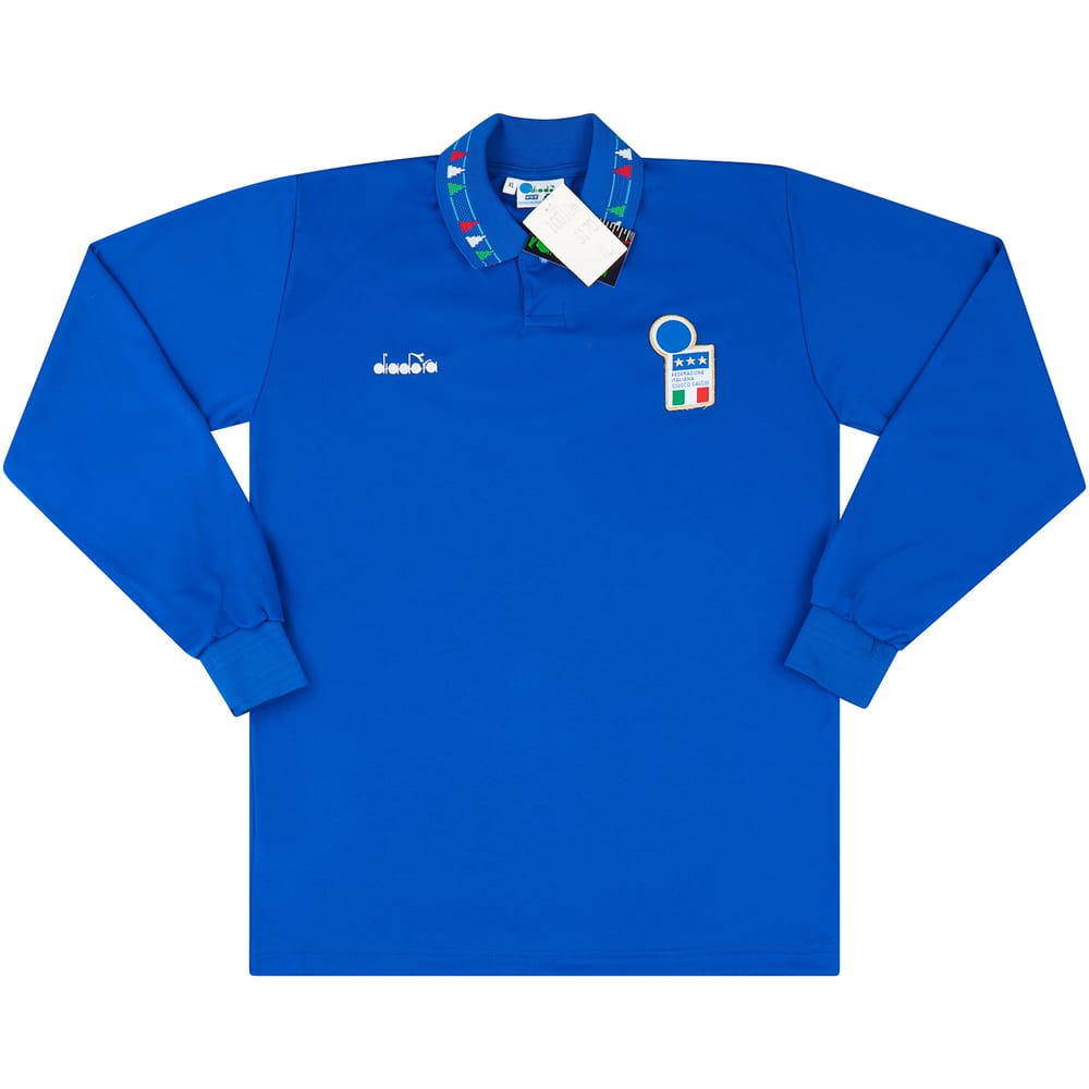 1992-93 Italy Home L/S Shirt XL.Boys