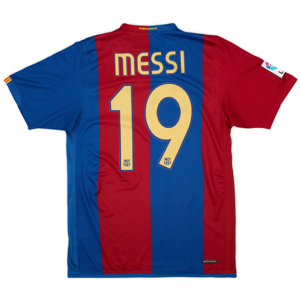 2006-07 Barcelona Home Shirt Messi #19 - 9/10 - (S)