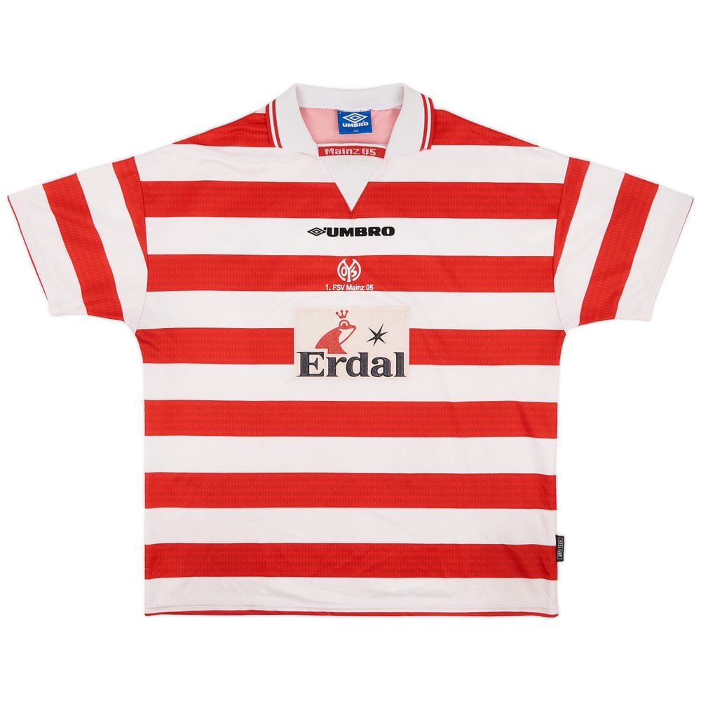 1998-99 FSV Mainz Home Shirt Mainz 05 On Tour - 7/10 - (XXL)
