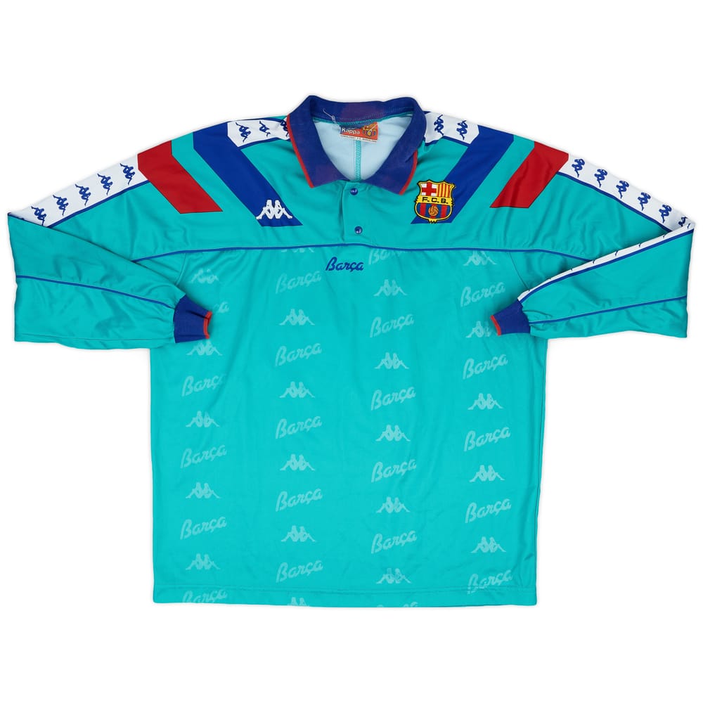 1993-94 Barcelona Match Issue Away L/S Shirt #14