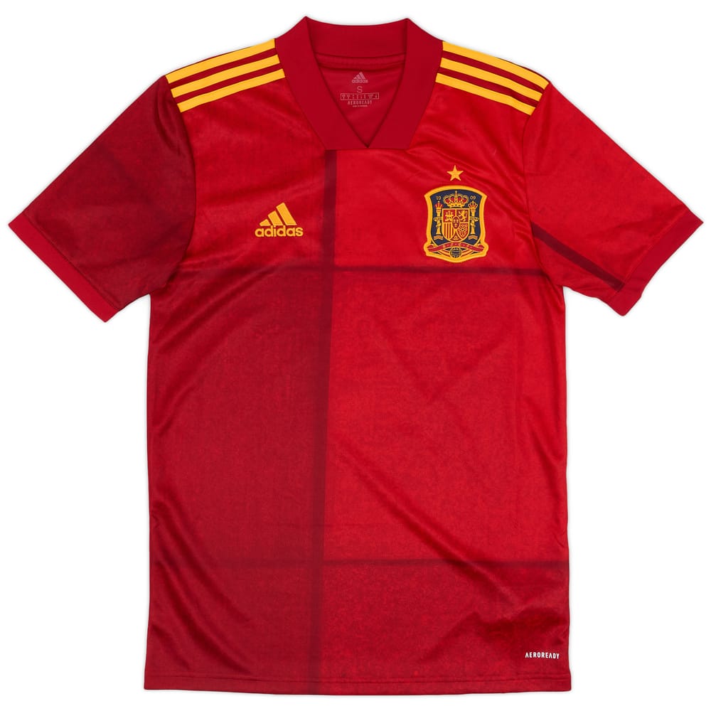 2020-21 Spain Home Shirt - 8/10 - (S)