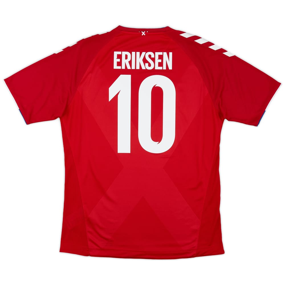 2018-19 Denmark Home Shirt Eriksen #10 - 6/10 - (L)