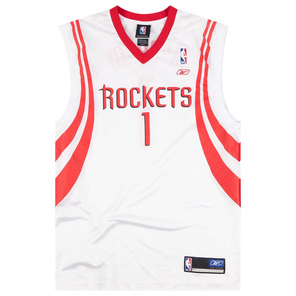 高品質 McGrady Rockets Houston 2004-06 #1 M (Home) Jersey Reebok ウェア