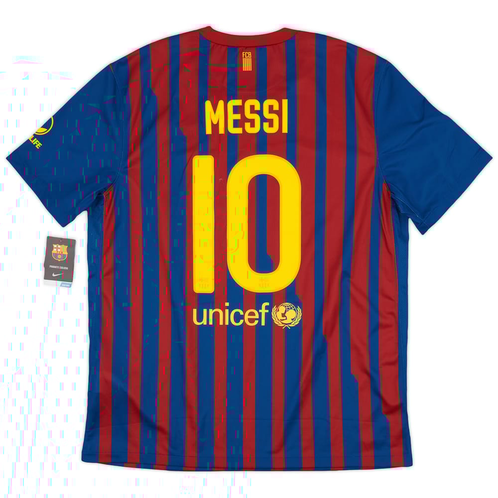 2011-12 Barcelona Home Shirt Messi #10 (XL)