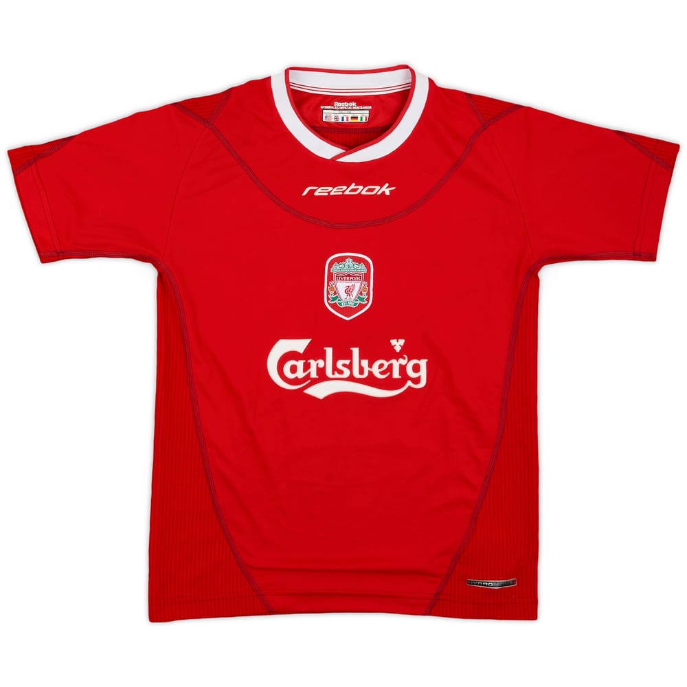 2002-04 Liverpool Home Shirt - 9/10 - (M.Boys)
