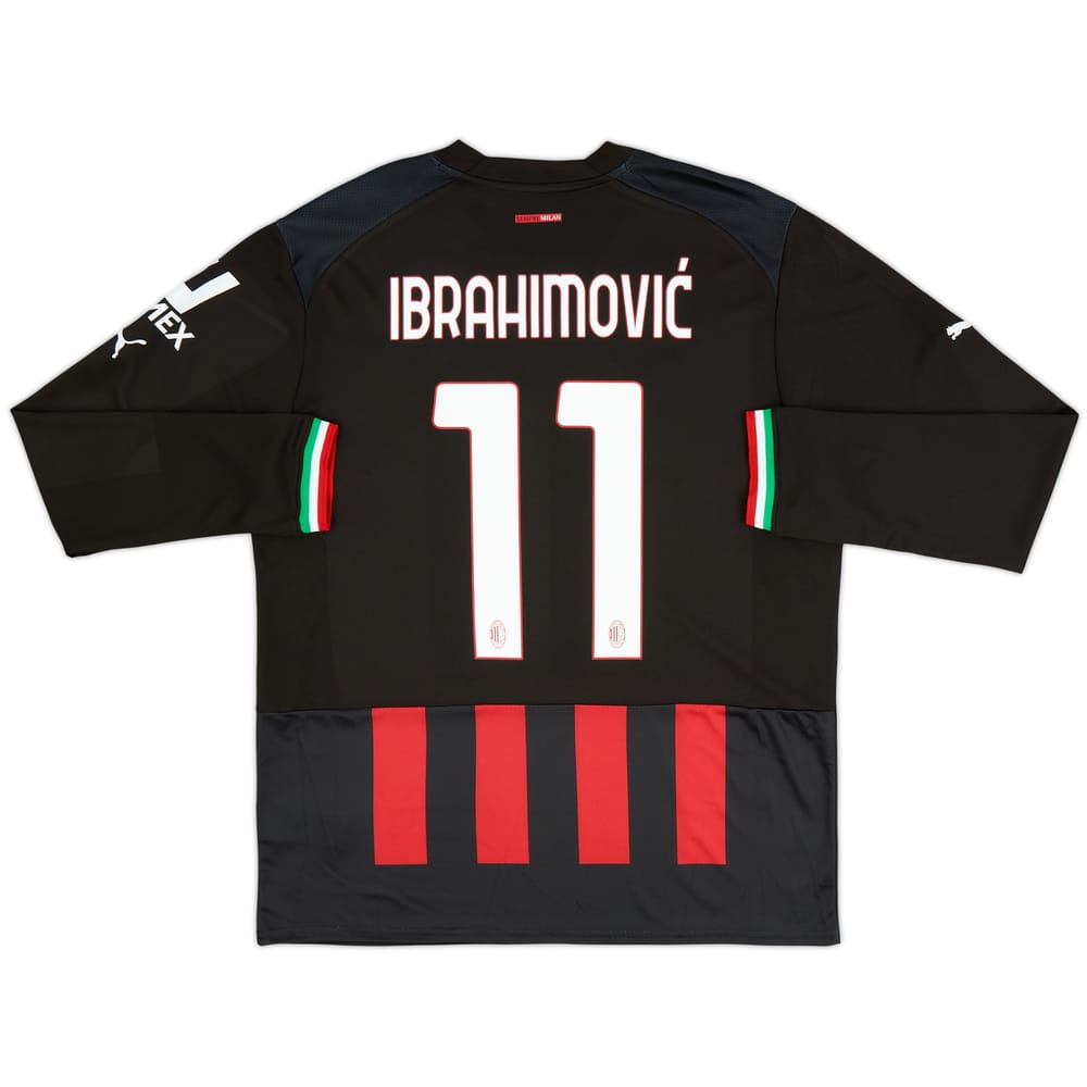 2022-23 AC Milan Home Shirt Ibrahimovic #11