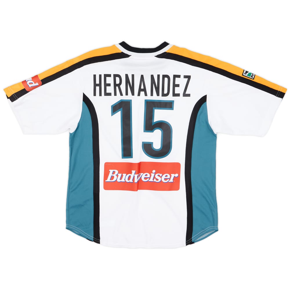 2000-01 LA Galaxy Match Issue Away Shirt Hernandez #15