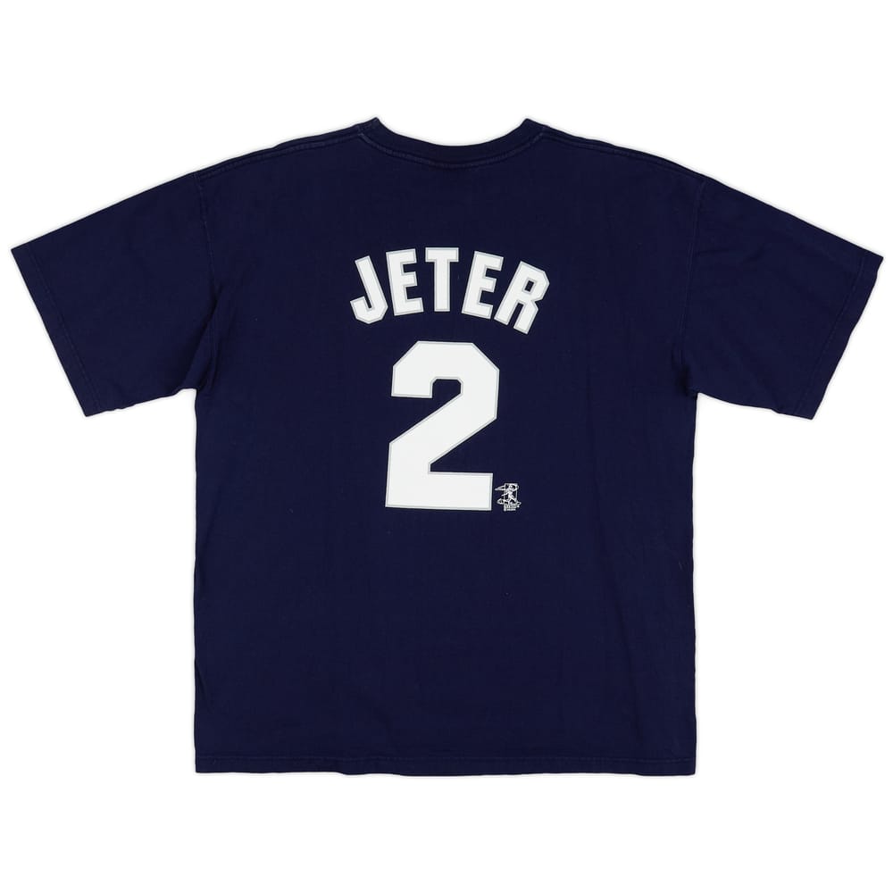 2000s New York Yankees Jeter #2 Majestic Tee - 8/10 - (L)