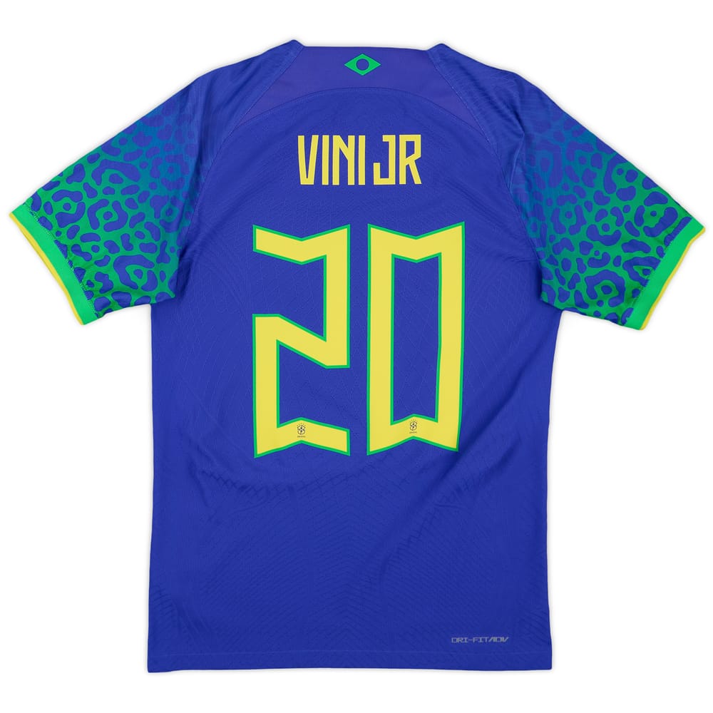 2022-23 Brazil Authentic Away Shirt Vini Jr #20 - 8/10 - (S)