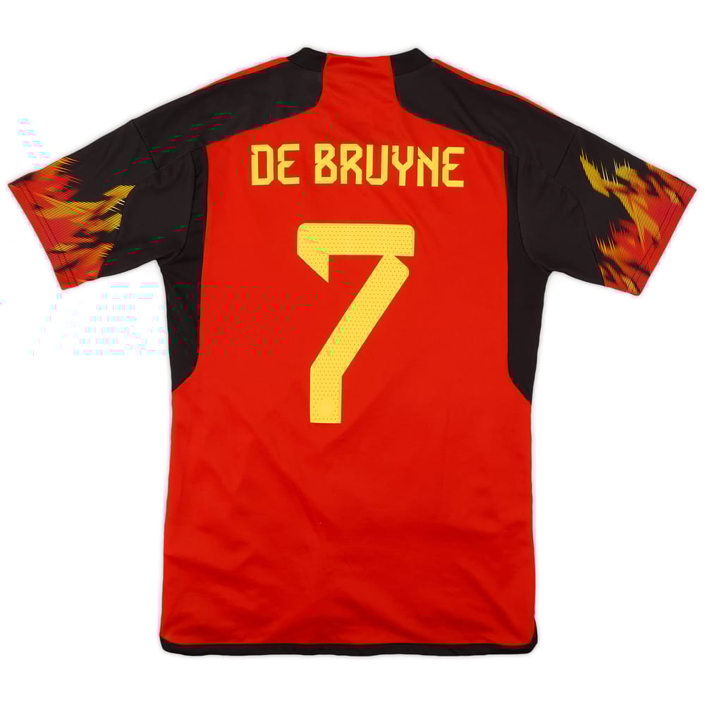 2022-23 Belgium Home Shirt De Bruyne #7 - 9/10 - (S)
