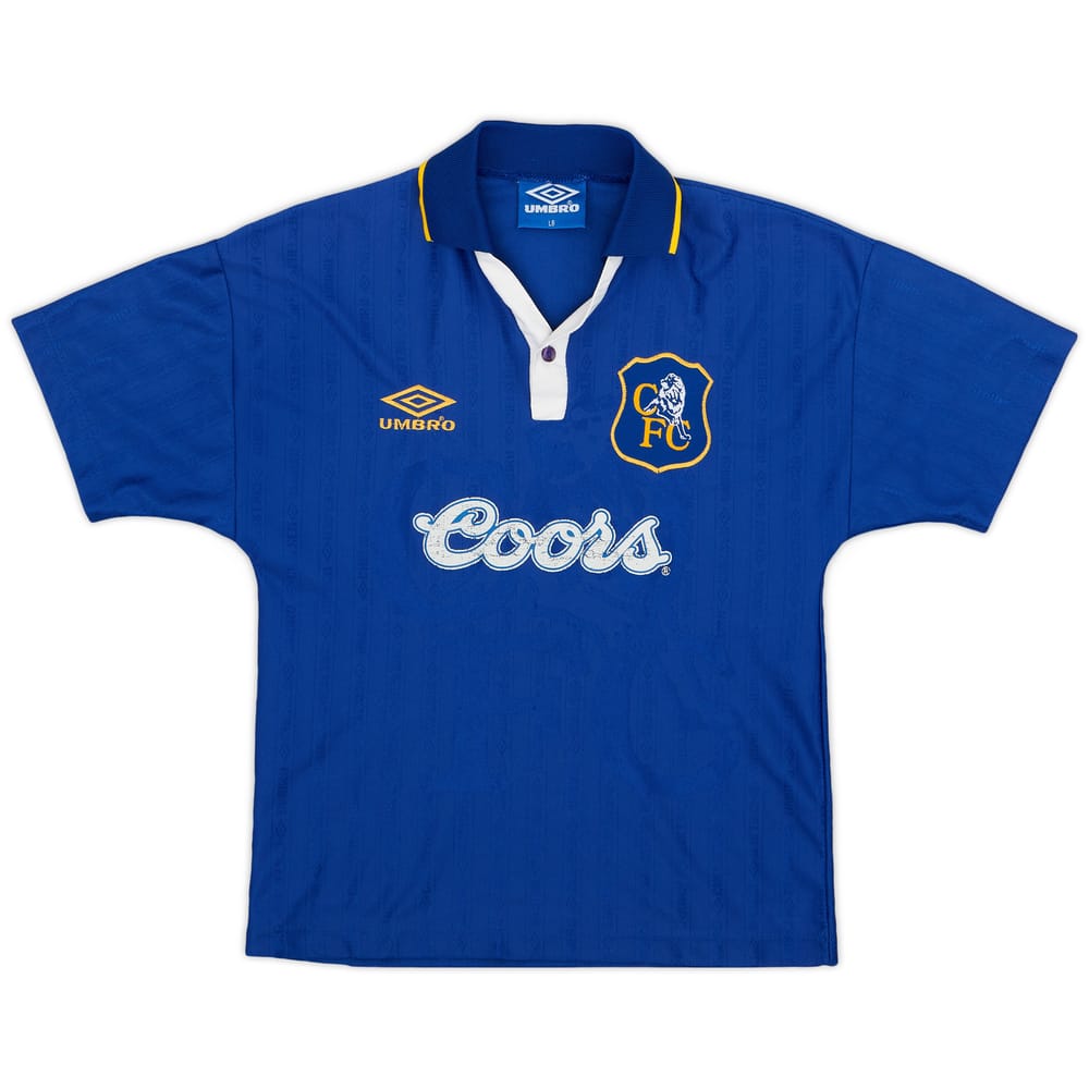 1995-97 Chelsea Home Shirt - 5/10 - (L.Boys)