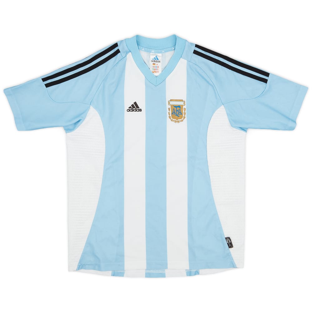 2002-04 Argentina Home Shirt - 5/10 - (XL.Boys)