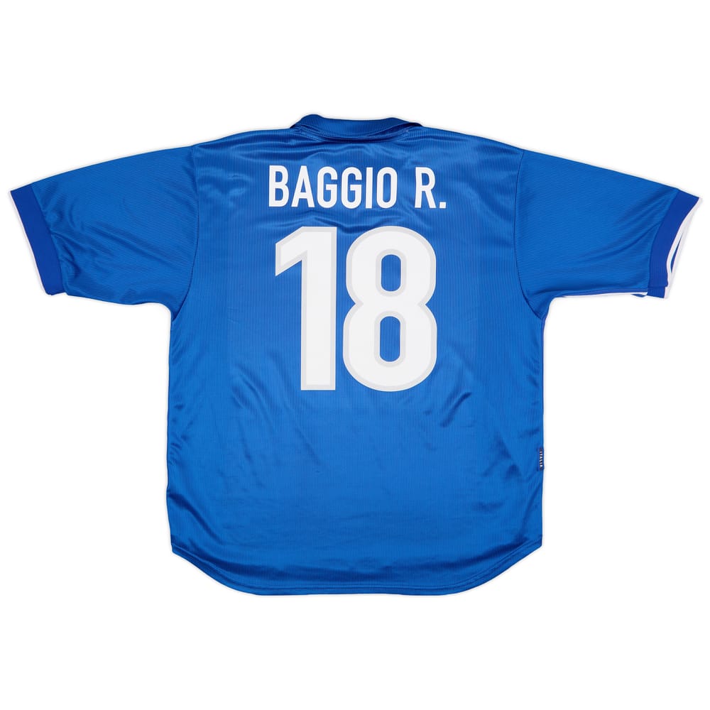 1997-98 Italy Home Shirt Baggio R. #18 - 8/10 - (XL)