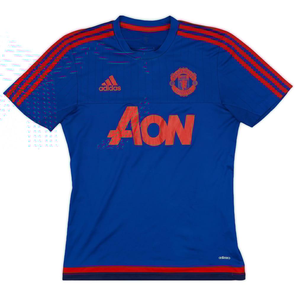 2015-16 Manchester United adizero Training Shirt - 8/10 - (S)