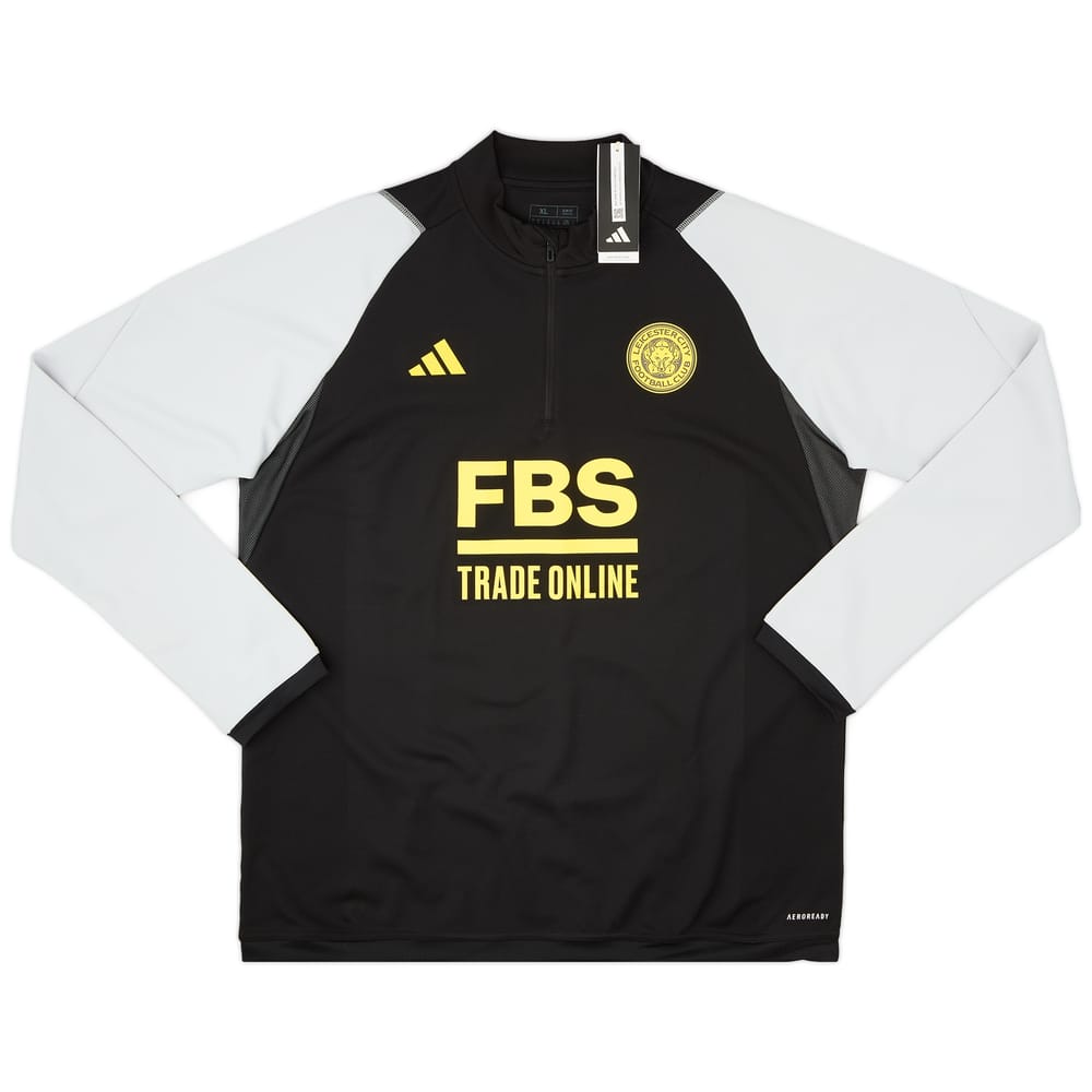 2023-24 Leicester adidas 1/4 Zip Training Top - As New