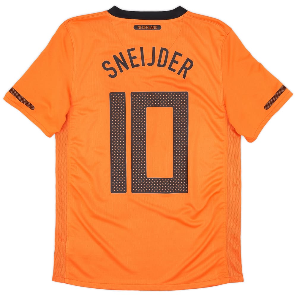 2010-11 Netherlands Home Shirt Sneijder #10 - 7/10 - (S)