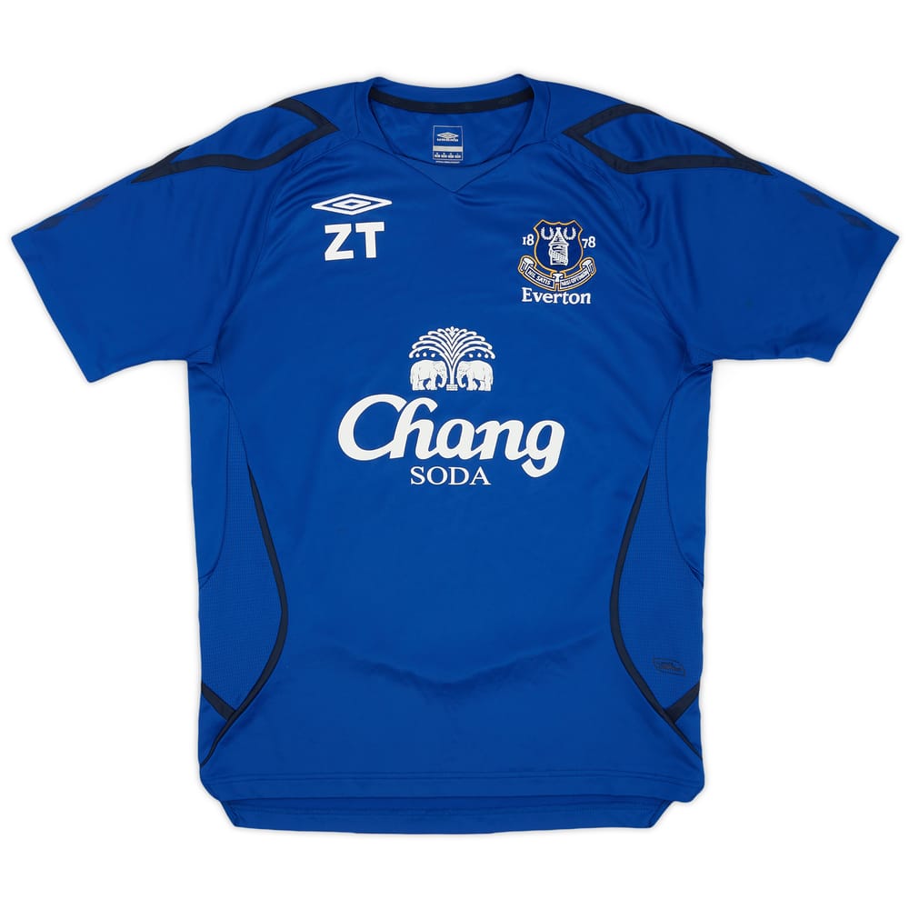 2007-08 Everton Staff Issue Umbro Training Shirt ZT - 8/10 - (M)