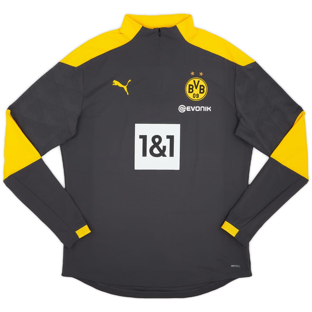 2020-21 Borussia Dortmund Puma 1/4 Zip Drill Top - 9/10 - (XL)