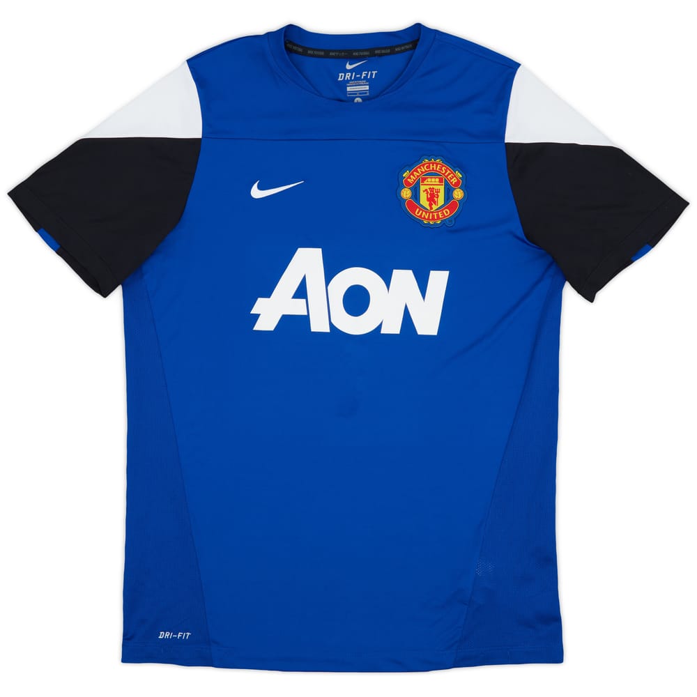 2013-14 Manchester United Nike Training Shirt - 9/10 - (L)