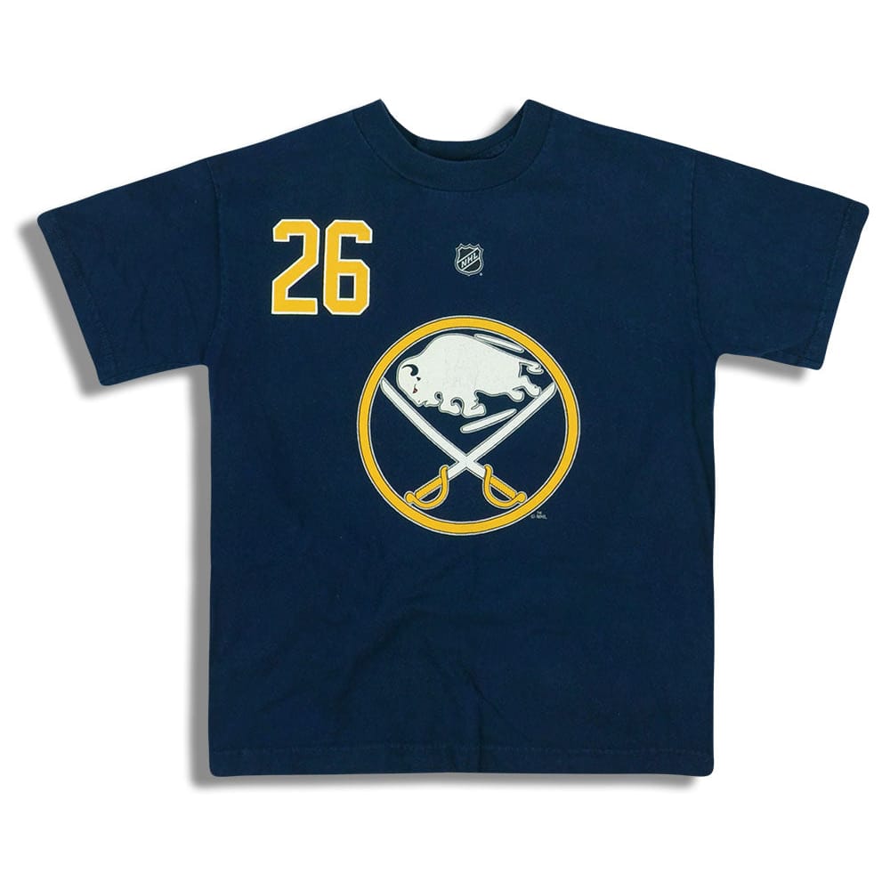2005-12 Buffalo Sabres Vanek #26 Reebok Tee Y